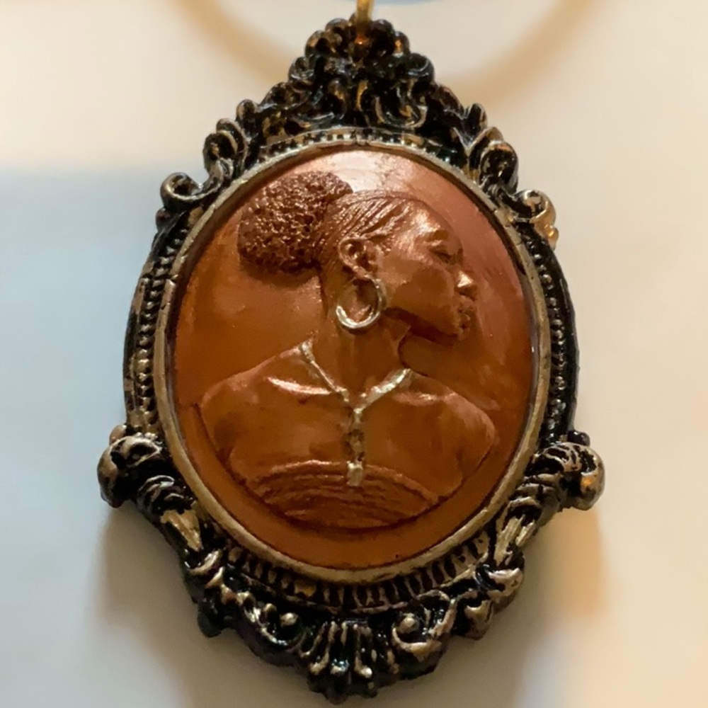 Handcrafted African American Pendant Necklace
